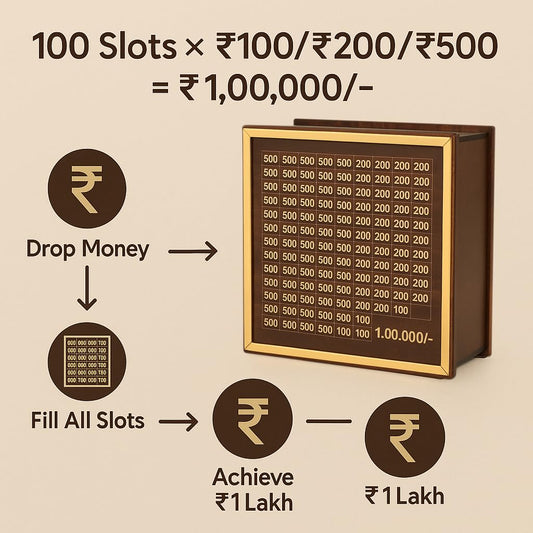 CashNest™ ₹1 Lakh Challenge Box
